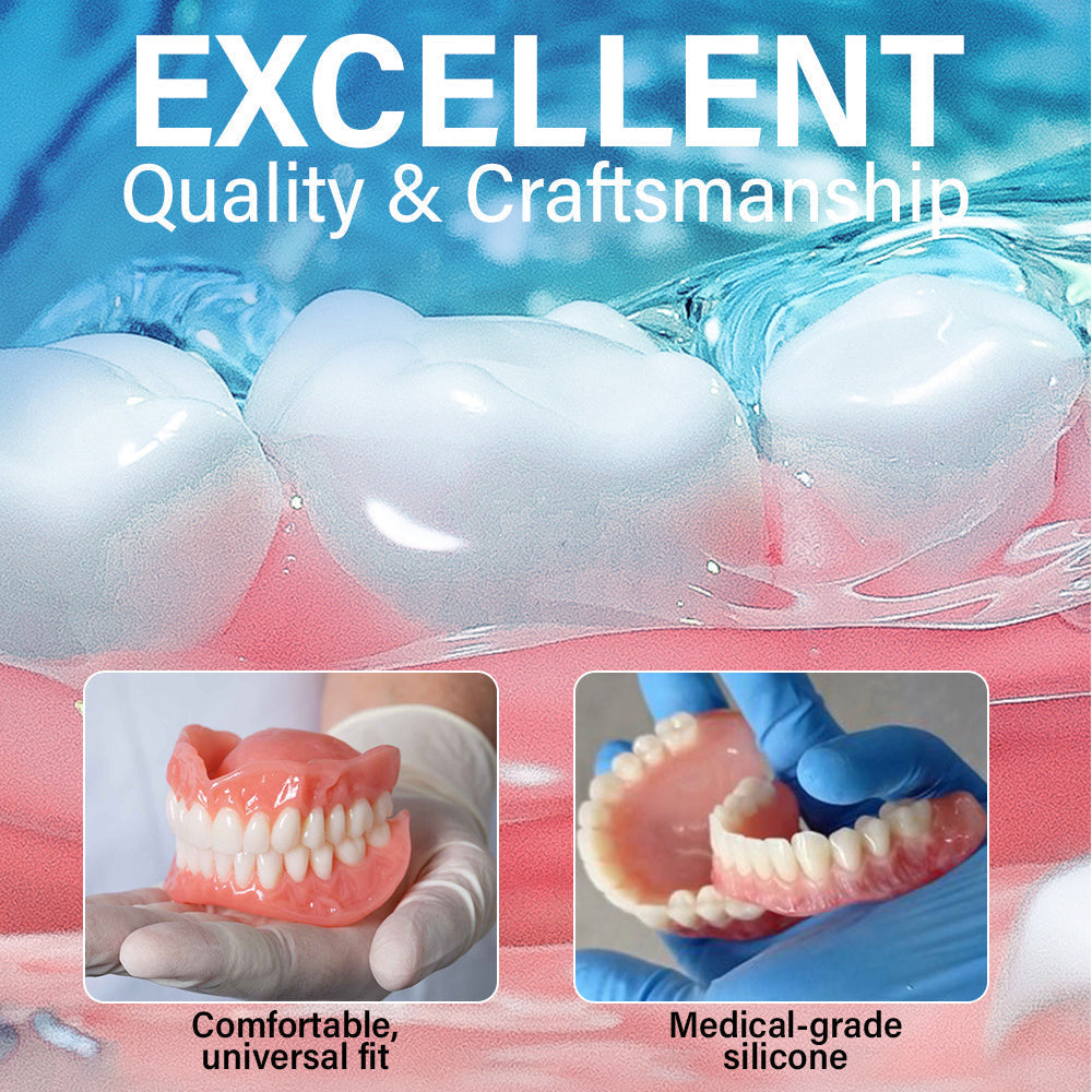 ✅ Proudly made and shipped from Canada| NESLEMY® Suction-fit Complete Denture 🦷🍎🍏
