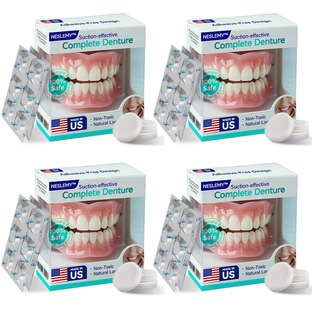✅ Proudly made and shipped from Canada| NESLEMY® Suction-fit Complete Denture 🦷🍎🍏